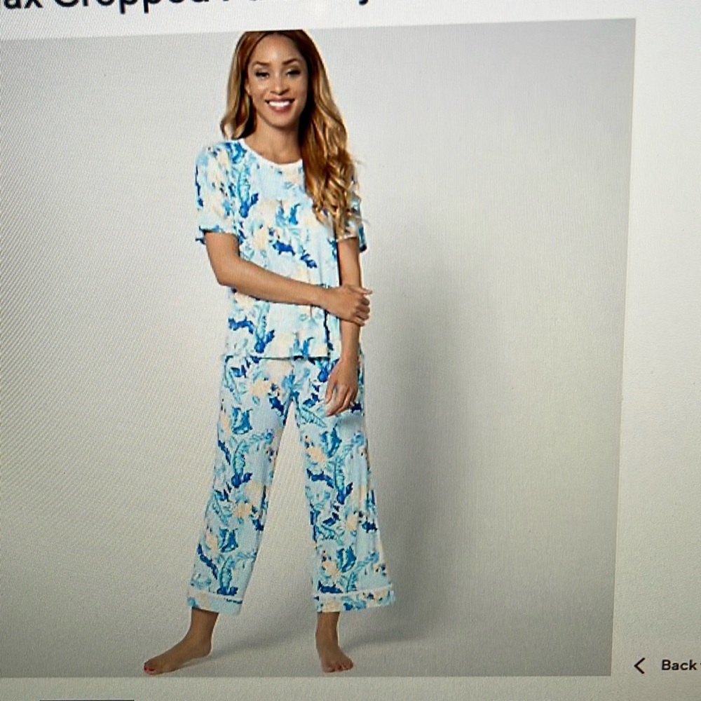 Tommy Bahama relax crop pan pajama set size medium
